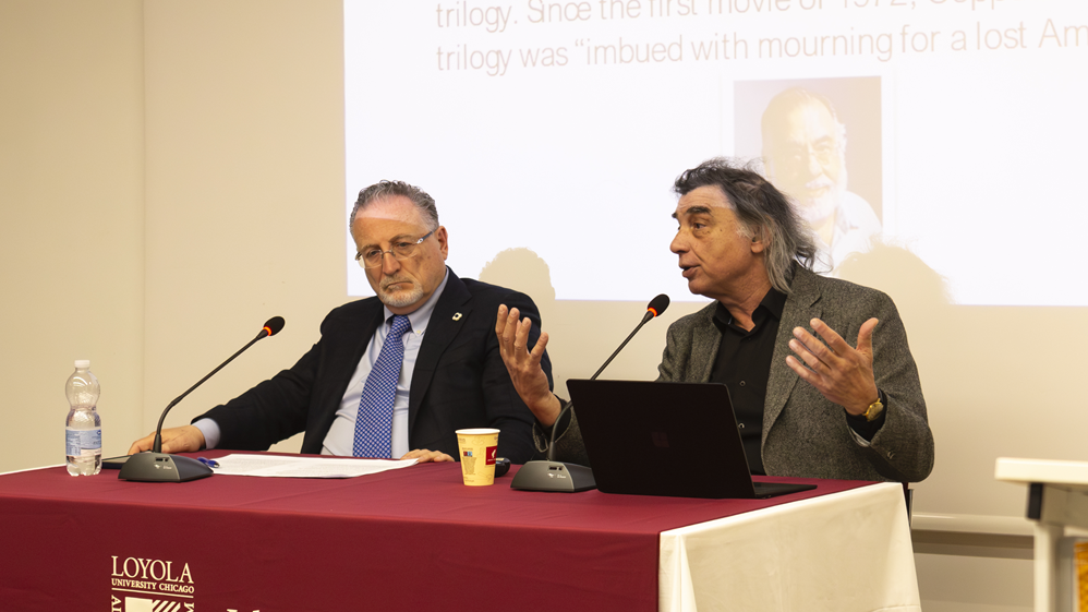 Professor Nicaso and Santeramo discuss the media representation of the mafia